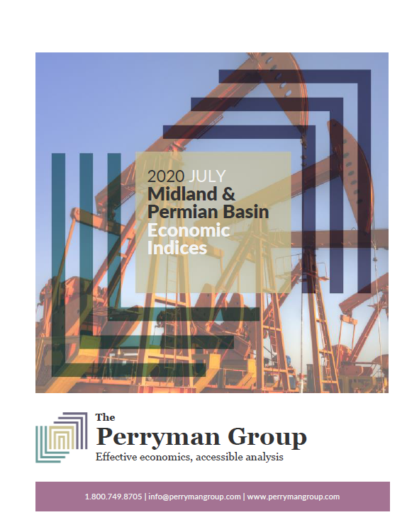 Thumbnail for July 2020 Midland & Permian Basin Economic Indices - The Perryman Group
